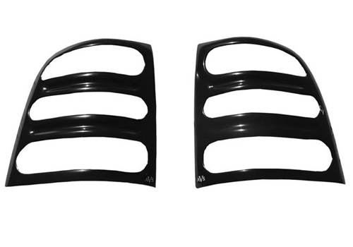 AVS Black Slotted Tail Light Covers 97-04 Dakota, 98-03 Durango AVS Black Slotted Tail Light Covers 97-04 Dakota, 98-03 Durango